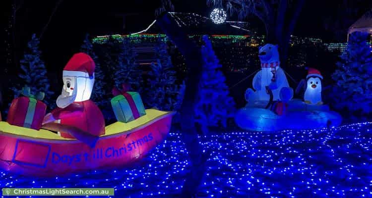 Christmas Light display at 17 Betty Road, Lewiston
