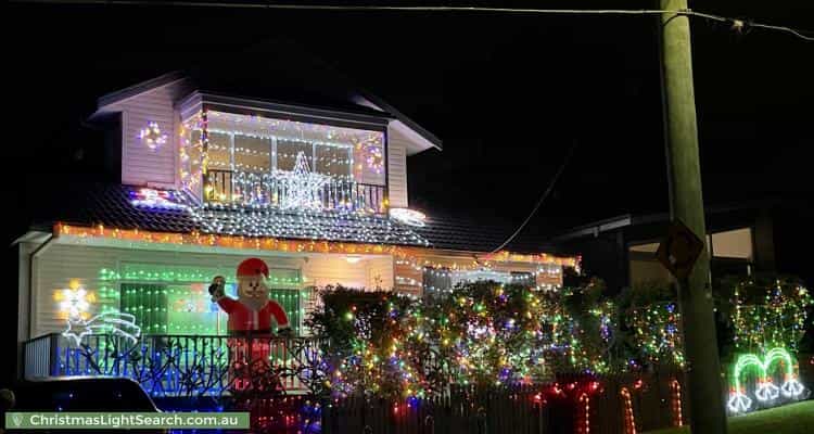 Christmas Light display at 116 Elanora Road, Elanora Heights