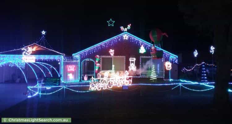 Christmas Light display at 44 Mawarra Crescent, Kellyville