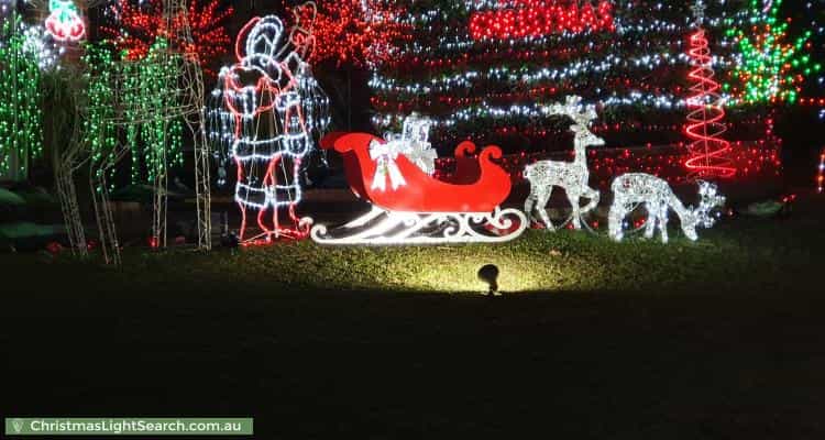 Christmas Light display at 73 Amphitheatre Circuit, Baulkham Hills