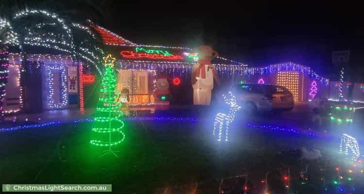 Christmas Light display at 1 Corella Drive, Blakeview