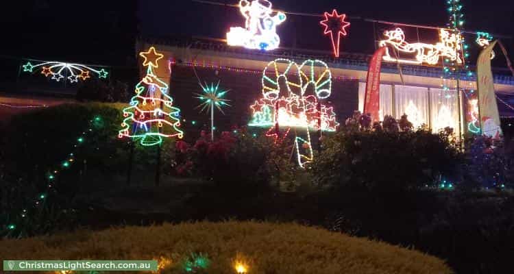Christmas Light display at 7 Tandy Street, Aberfoyle Park