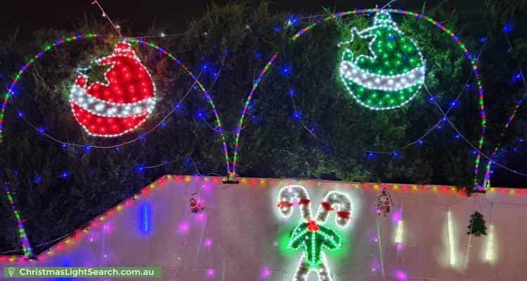 Christmas Light display at 4 Yalta Court, Clayton South