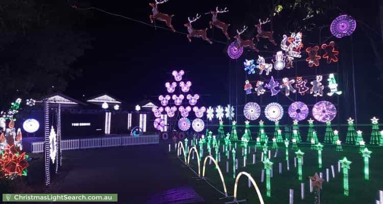 Christmas Light display at 27 Greenfield Road, Capalaba
