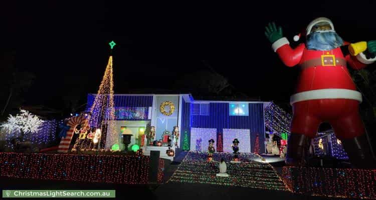 Christmas Light display at 19 Nemarra Street, Wynnum West
