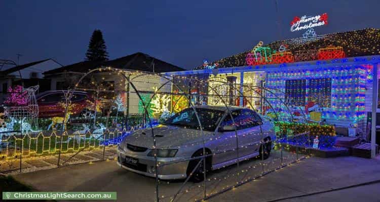 Christmas Light display at 15 Sofa Street, Marayong