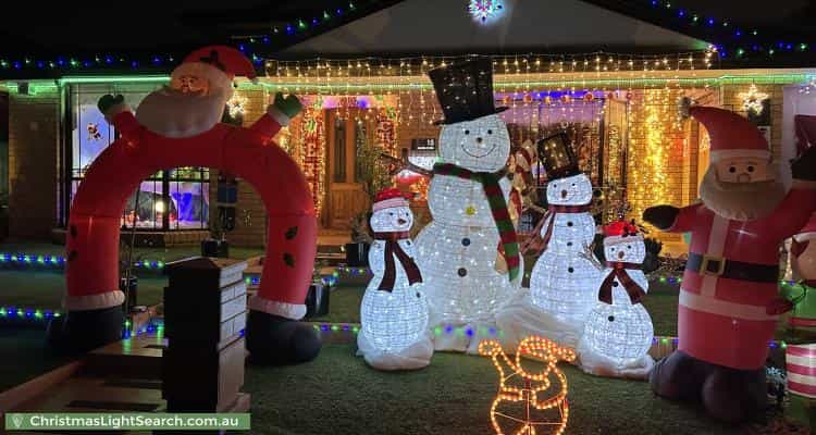Christmas Light display at 15 Monte Carlo Drive, Point Cook