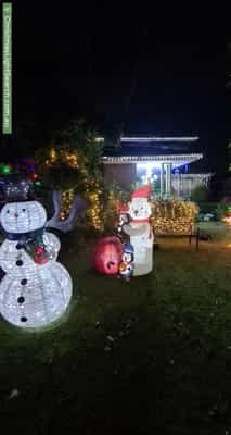 Christmas Light display at 7 Elmhurst Road, Gladstone Park