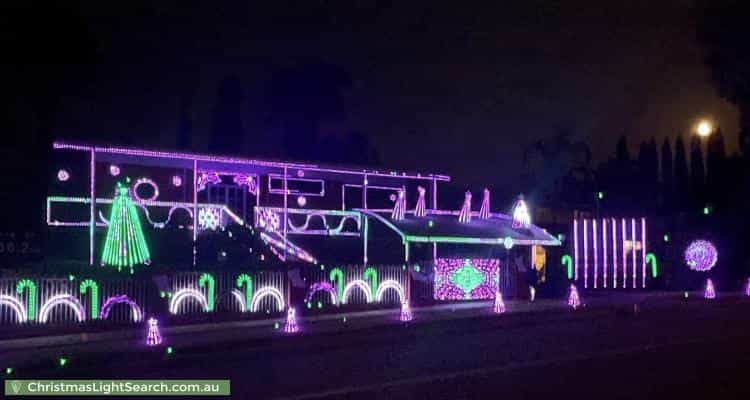 Christmas Light display at 18 Temira Crescent, Larrakeyah