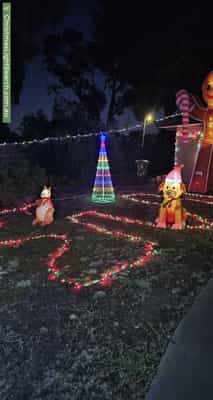 Christmas Light display at 25 Camelot Drive, Paralowie