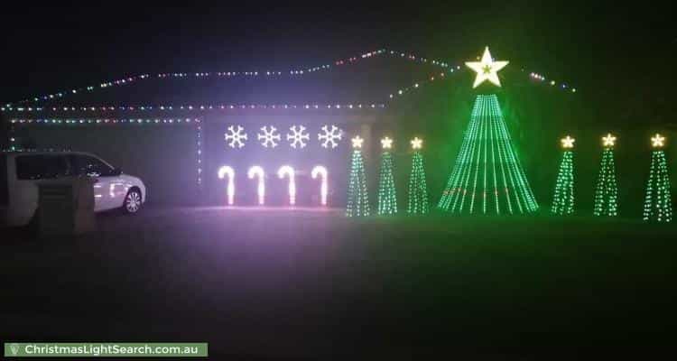 Christmas Light display at 14 Carmana Lane, Warnbro