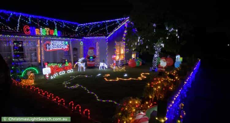 Christmas Light display at  Heather Grove, Ringwood