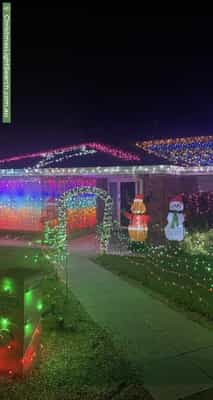 Christmas Light display at  Skyline Drive, Hillbank