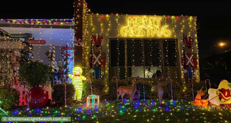 Christmas Light display at 4 Powell Place, Pakenham