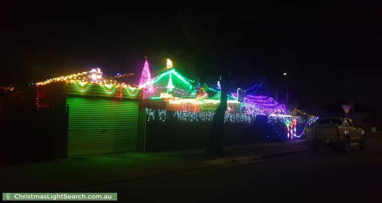 Christmas Light display at 119 Raglan Avenue, South Plympton