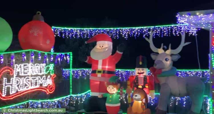 Christmas Light display at  Polwarth Circuit, Dunlop