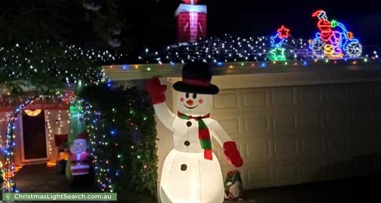 Christmas Light display at 9 Oakwood Avenue, Woodlands