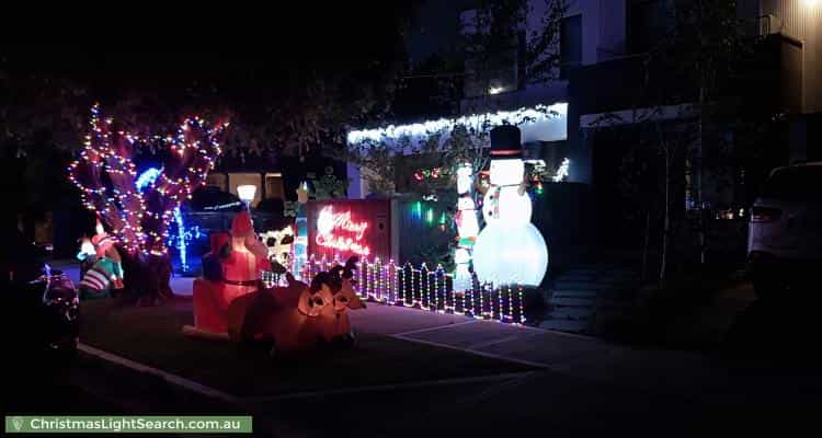Christmas Light display at  Amiriya Street, Bentleigh East
