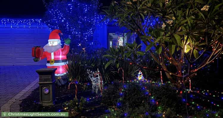 Christmas Light display at 40 Wida Way, Byford