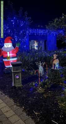 Christmas Light display at 40 Wida Way, Byford