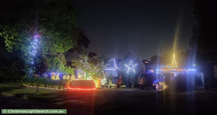 Christmas Light display at 4 Berkley Road, Ringwood