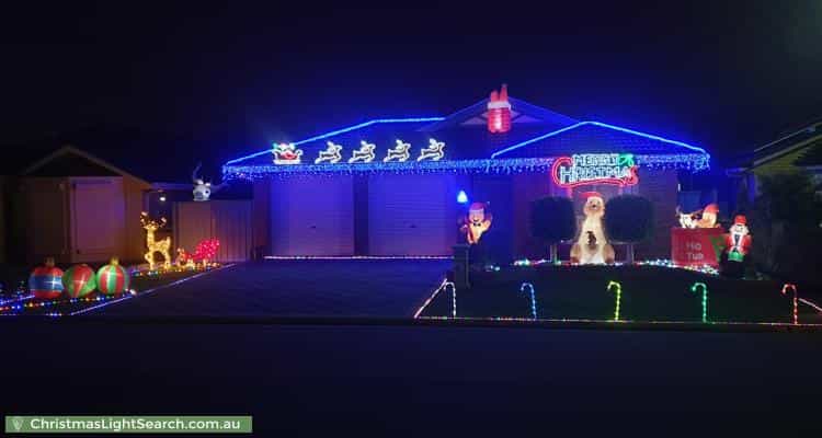 Christmas Light display at 63 Ramnet Circuit, Munno Para