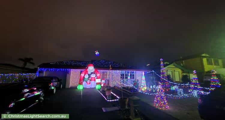 Christmas Light display at 36 Reginald Parade, Craigmore