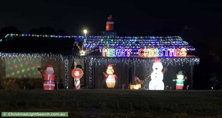 Christmas Light display at 31 Kakuna Crescent, Craigmore