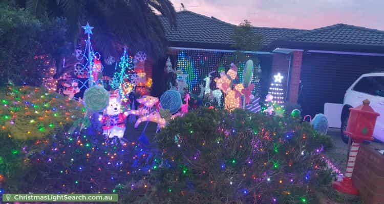Christmas Light display at 2 Picardy Court, Hoppers Crossing