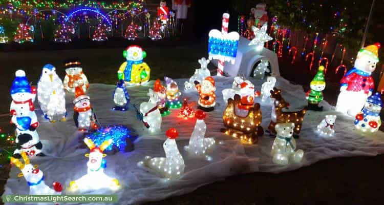 Christmas Light display at 3 Dowling Road, Oakleigh South