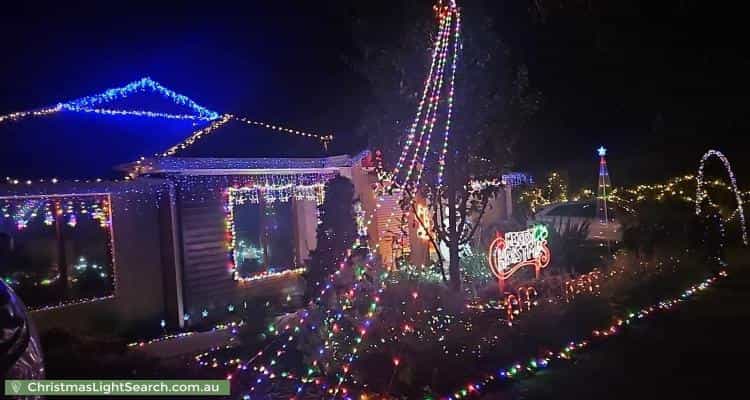 Christmas Light display at 66 Parkedge Circuit, Rosebud