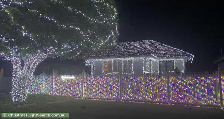 Christmas Light display at 3 Glenloc Street, Redcliffe