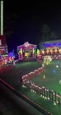 Christmas Light display at 52 Tanbark Circuit, Werrington Downs