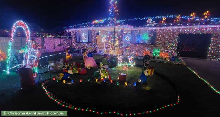 Christmas Light display at 31 Coghlan Crescent, Doonside