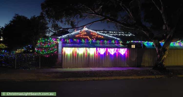 Christmas Light display at 1 Kenmay Avenue, Mitchell Park