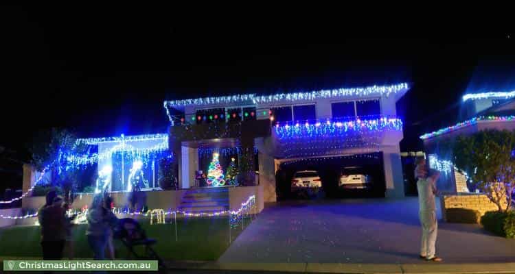 Christmas Light display at Prairie Dunes Place, Connolly