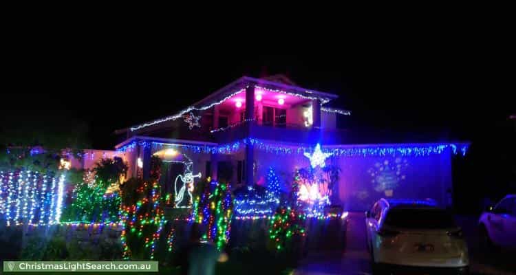 Christmas Light display at Prairie Dunes Place, Connolly