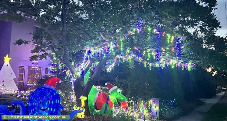 Christmas Light display at  Foveaux Street, Ainslie
