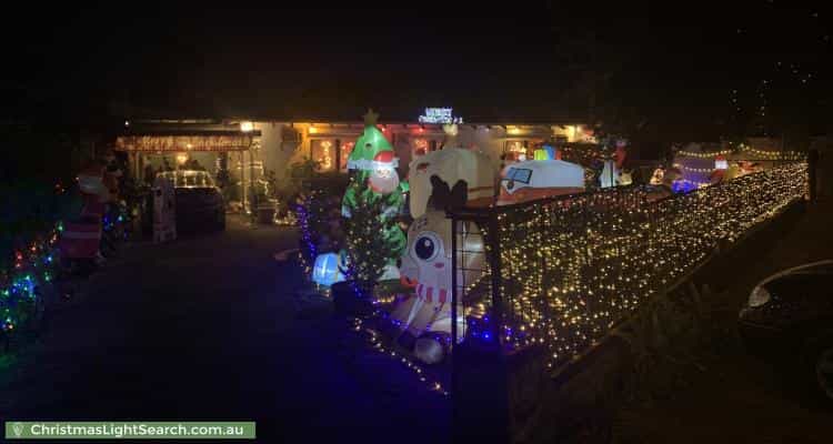 Christmas Light display at 226 Canning Road, Lesmurdie