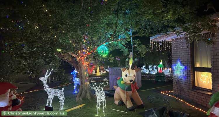 Christmas Light display at 6 Neasham Drive, Dandenong North