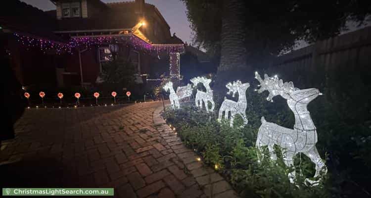 Christmas Light display at 28 Park Street, Moonee Ponds