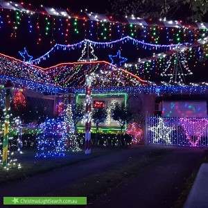 Christmas Light display at 3 Sabre Street, Netley