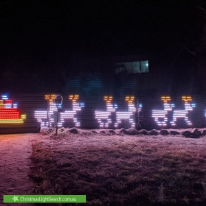 Christmas Light display at 6 Hull Street, Carina