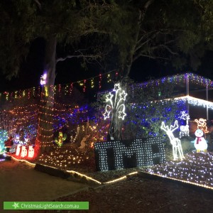 Christmas Light display at 4 Stacy Street, Gowrie