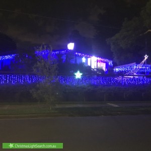 Christmas Light display at  Ruskin Avenue, Croydon