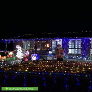 Christmas Light display at 16 Stacy Street, Gowrie