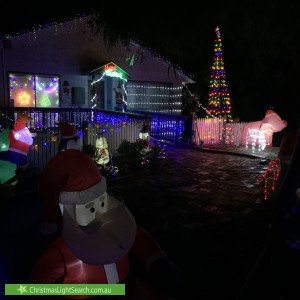 Christmas Light display at 1 Nara Road, Mitcham