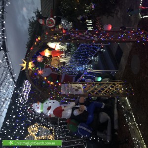 Christmas Light display at 13 Ruthven Street, Gowrie