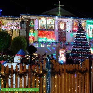Christmas Light display at  Cumberland Road, Greystanes