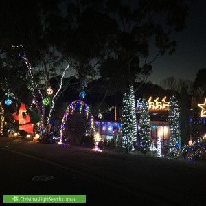 Christmas Light display at 7 Spruce Avenue, Aberfoyle Park